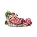 Enesco Jim Shore Alice'in Disney Traditions Harikalar Diyarında Cheshire Kedisi Ağaç Heykelcikleri, 6 cm, Çok Renkli