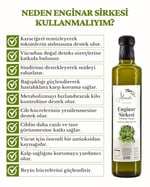 Enginar Sirkesi Yüksek Vitamin ve Antioksidan Doğal Fermantasyon - Artichoke Vinegar (500 ml x2 Adet, Enginar)