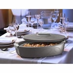 Enjoy TuttoCaldo Termal Servis Kabı 4 Litre - Gri