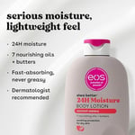 eos Shea Better Vücut Losyonu Hindistan Cevizi Suları, 24 Saat Nem Cilt Bakımı, Hafif ve Yağsız, Doğal Shea, Vegan, Hindistan Cevizi Vücut Losyonu, 16 fl oz