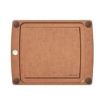 Epicurean 505-120903002 Hepsi Bir Arada Kesme Tahtası Kaymaz Ayaklı ve Meyve Yivli, Kompozit, Hindistan Cevizi/Kahverengi - Seçenekler: 25.4U x 17.8G cm, 29.2U x 22.9G cm, 36.8U x 28.6G cm...