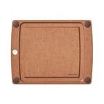 Epicurean 505-120903002 Hepsi Bir Arada Kesme Tahtası Kaymaz Ayaklı ve Meyve Yivli, Kompozit, Hindistan Cevizi/Kahverengi - Seçenekler: 25.4U x 17.8G cm, 29.2U x 22.9G cm, 36.8U x 28.6G cm...