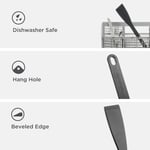 Epicurean Mutfak Serisi Pişirme Kapları, Açılı Turner, Kayrak - Seçenekler: Small Spoon, Medium Spoon, Angled Turner, Sauté Tool
