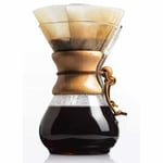 Epinox Cam Dripper Ekipmanı - Kahve Demleme Aleti - Cam Kahve Demleme - 800 ml - 6 cup