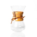 Epinox Cam Dripper Kahve Ekipmanı, 600 ml, 4 cup (Chemex Modeli) - Seçenekler: 400 ml, 600 ml, 800 ml, 1000 ml