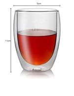 Epinox Çift Cidarlı İki Katmanlı Çift Camlı Bardak, Kupa - Cappucino Latte Kahve Bardağı - Borosilikat Cam - Yalıtımlı, 350 ml