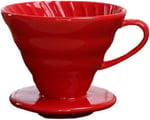 Epinox Seramik Kahve Dripper - Porselen Demleyici - No: 2 - Beyaz (Hario V60 Benzeri)