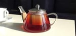 Epinox V Model Süzgeçli Cam Demlik -çayvebitki Çayı Tea Pot 500 ml