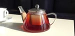Epinox V Model Süzgeçli Cam Demlik -çayvebitki Çayı Tea Pot 500 ml