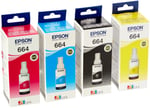 EPSON T664 Mürekkep Seti (4 Renk) Orjinal