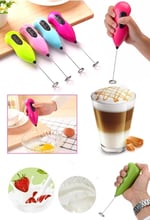 Er-Ev Mini Mikser Kahve Süt Köpürtücü Karıştırıcı Cappucino Mixer Pilli Çırpıcı