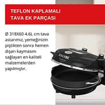 ERATEC - Pizza fırını, SET-PM-27. 400°C'ye kadar sıcaklık, 5 pişirme kademesi, pizza 4 dakika hazır, aksesuarlar dahil: 32 cm ateşe dayanıklı taş plaka, XXL tava eklentisi, pizza küreği, pizza kesici.