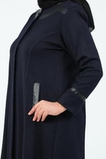 ERÇİL KADIN BÜYÜK BEDEN MAYA KUMAŞ TESETTÜR MEVSİMLİK ANNE FERACE