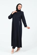 ERÇİL KADIN BÜYÜK BEDEN MAYA KUMAŞ TESETTÜR MEVSİMLİK ANNE FERACE