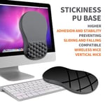Ergonomik Eklem Bilek Desteği Mouse Pad Hafızalı Köpük Yastık Masaj Yumruğu, Karpal Tünel Ağrı kesici Mousepad Bilek Dinlenme için Eğim Tasarımı, 30 x 20 cm, DimGray