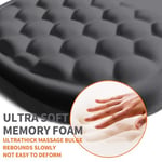 Ergonomik Eklem Bilek Desteği Mouse Pad Hafızalı Köpük Yastık Masaj Yumruğu, Karpal Tünel Ağrı kesici Mousepad Bilek Dinlenme için Eğim Tasarımı, 30 x 20 cm, DimGray