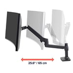Ergotron - LX Siyah Masa Monitör Kolu, Patentli Sabit Kuvvet Teknolojisine sahip Monitör Montajı, VESA Standardı ile 34 inçe  - Seçenekler: 40 inches, Side by Side, Standart, hohe Säule, 1 monitör....