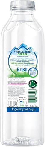 Erikli Doğal Kaynak Suyu Premium Pet Şişe 330 ml