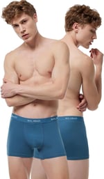 Erkek 2 li Pamuk Elastan Boxer 2M075
