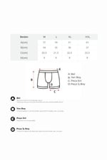 Erkek 3’Lü Renkli Bambu Boxer - 25102