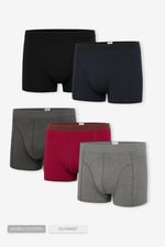 Erkek 5’Li Renkli Bambu Boxer - 25104