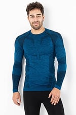Erkek Active Sportive Uzun Kollu Dikişsiz Spor Tişört