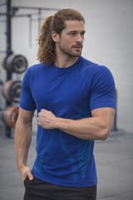 Erkek Active Wear Kısa Kollu Fonksiyonel Spor Tişört