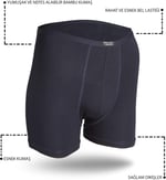 ERKEK BAMBU BOXER 1273 (3 adet)