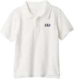 Erkek Bebek Gap Logo Polo Yaka T-Shirt Krem