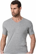 Erkek Bilinmeyen Atlet V Yaka Kısa Kollu Atlet - Bedenler: S, M, L, XL, XXL