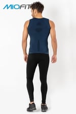 Erkek Breathable Mesh Dikişsiz Spor Atlet