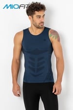 Erkek Breathable Mesh Dikişsiz Spor Atlet
