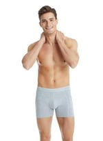 Erkek Büyük Beden Tender Cotton Gri Boxer C3T3N2O9