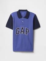 Erkek Çocuk Gap Logo Colorblock Pique Polo Yaka T-Shirt
