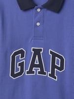 Erkek Çocuk Gap Logo Colorblock Pique Polo Yaka T-Shirt
