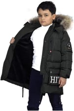 Erkek Çocuk Haki Mont 51233h