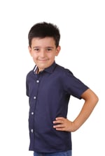 erkek çocuk kısa kol gömlek