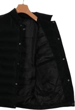 Erkek Dar Kesim Karbon Deri Siyah Şişme Yelek RAR01234