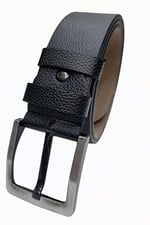Erkek Deri Kemer Siyah 4 cm 110 CM gutieroNM-640