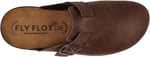 Erkek Ev Terliği 52 722 UL Fly Flot LEATHER MAN SLIPPER 2507-Dark Brown