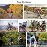 Erkek Kısa Kollu MTB Jarse, Kısa Kollu Bisiklet Jarse Üstleri Hızlı Kuru Nefes Alabilen Dağ Bisikleti MTB Tişörtü Yarış Bisikleti Giysileri