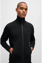 Erkek Marka Logolu Uzun Kollu Rahat Siyah Sweatshirt 50523477-001