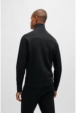 Erkek Marka Logolu Uzun Kollu Rahat Siyah Sweatshirt 50523477-001