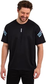Erkek Nem Emici Hızlı Kuruma Atletik Teknik Performans Spor T-shirt