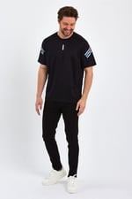 Erkek Nem Emici Hızlı Kuruma Atletik Teknik Performans Spor T-shirt