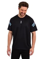 Erkek Nem Emici Hızlı Kuruma Atletik Teknik Performans Spor T-shirt
