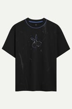 Erkek Oversize Urban Tasarım T-Shirt - Caose