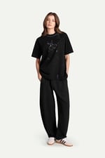 Erkek Oversize Urban Tasarım T-Shirt - Caose