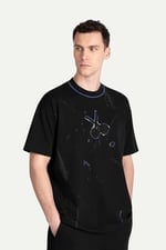 Erkek Oversize Urban Tasarım T-Shirt - Caose