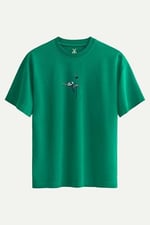 Erkek Oversize Urban Tasarım T-Shirt - Ruuw